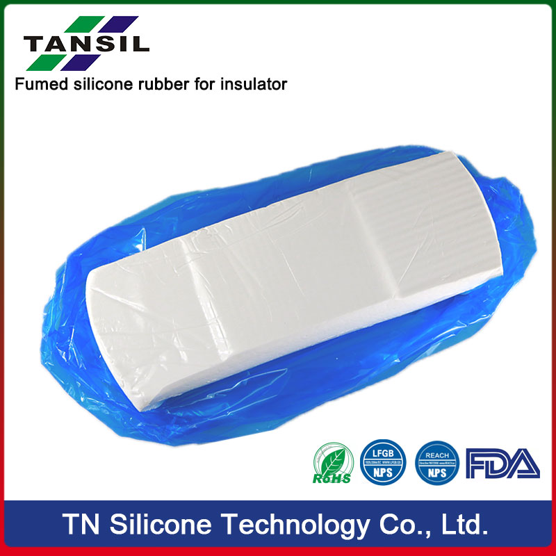Fumed silicone rubber for insulator
